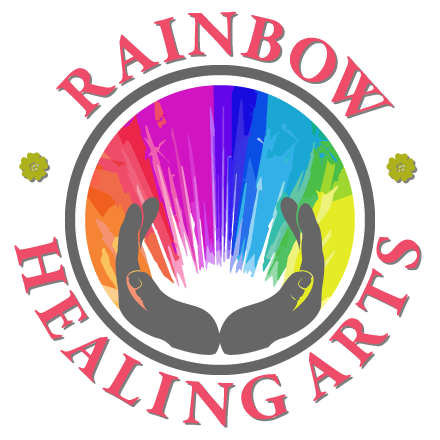 logo for rainbow healing arts
